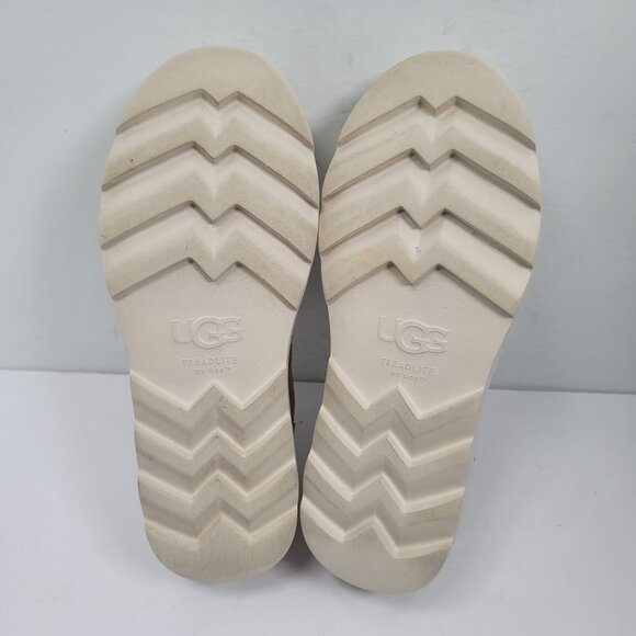 UGG Marin Mega Lace Women's Sand Platform Sneakers S/N 1130788 US Size 9 - Picture 5 of 9